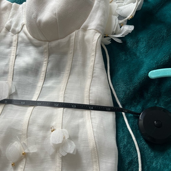 Zimmermann Botanica Petal Gown NWT Size 2 US 6-8 Medium White Floral Dress - Picture 10 of 14